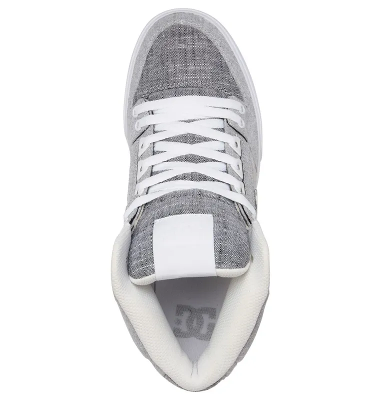 DC Shoes Pure Hi Wc Tx Se grey/grey/white (ADYS400046-XSSW)