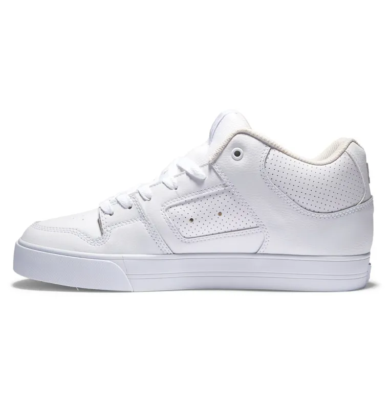 DC Shoes Pure Mid white/grey (ADYS400082-WGY)