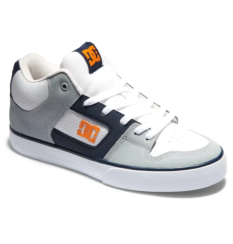 DC Shoes Pure Mid white/grey/orange (ADYS400082-XWSN)