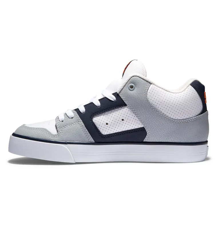 DC Shoes Pure Mid white/grey/orange (ADYS400082-XWSN)
