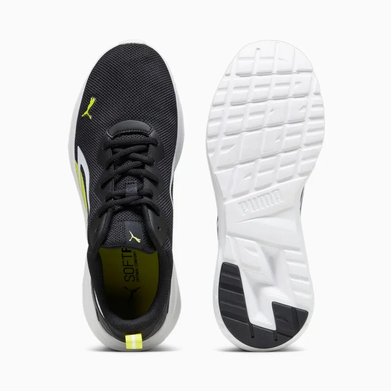 Puma All Day Active Wit/Zwart/Geel (386269-21)