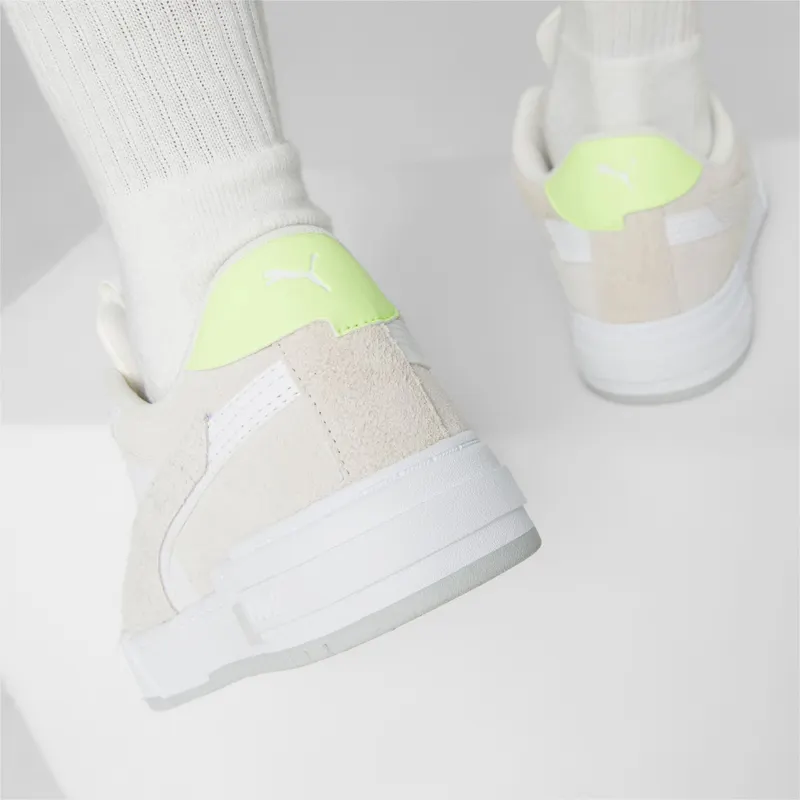 Puma CA Pro Glitch suède Wit/Grijs/Geel (390682-01)