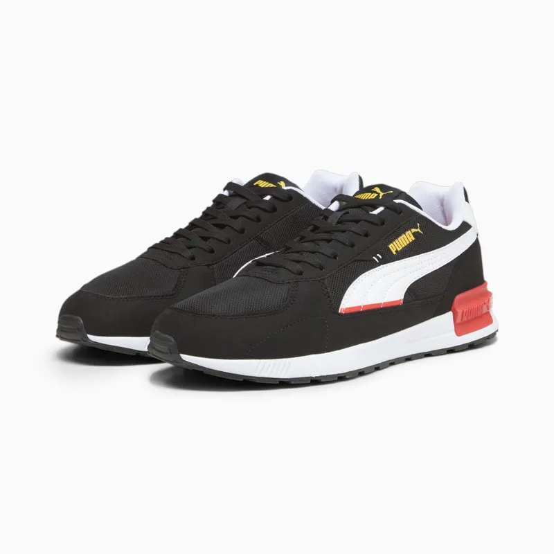 Puma Graviton Wit/Zwart/Geel (380738-40)