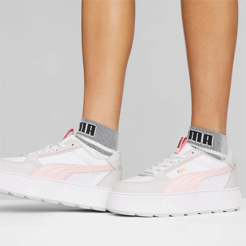Puma Karmen Rebelle Dames Wit/Roze/Grijs (387212-17)