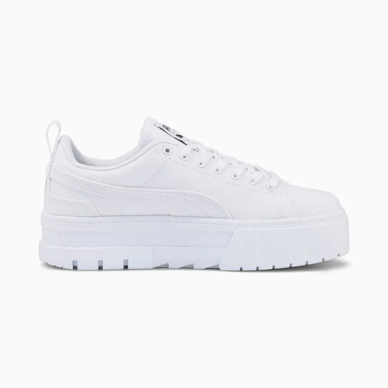 Puma Mayze Canvas Wit/Zwart (392968-01)
