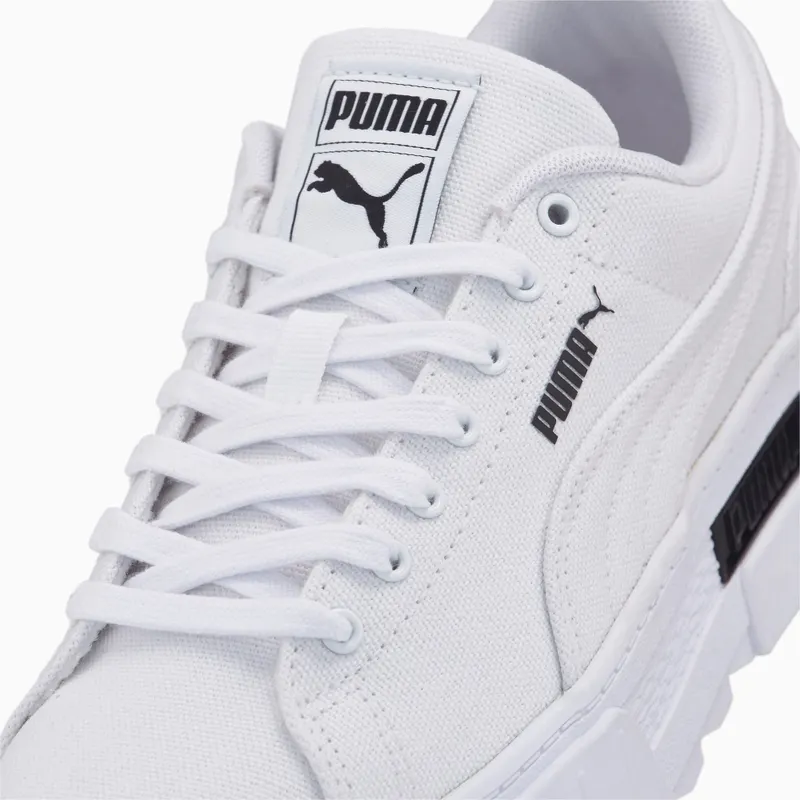 Puma Mayze Canvas Wit/Zwart (392968-01)