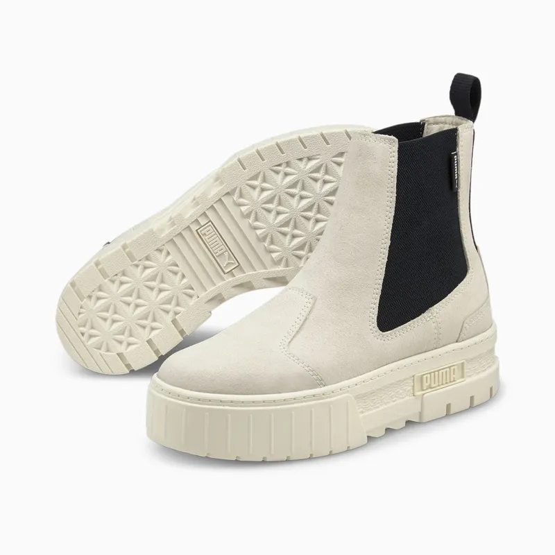 Puma Mayze Chelsea Suede schoenen Wit (382829-02)
