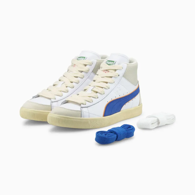Puma x RHUIGI Clyde Wit/Blauw (391335-01)