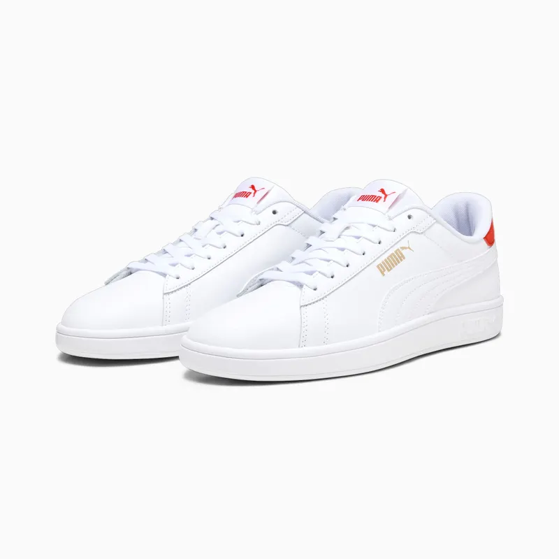 Puma Smash 3.0 L Wit/Rood (390987-15)