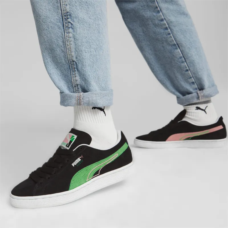 Puma Suede Brand Love Zwart/Groen (393813-02)