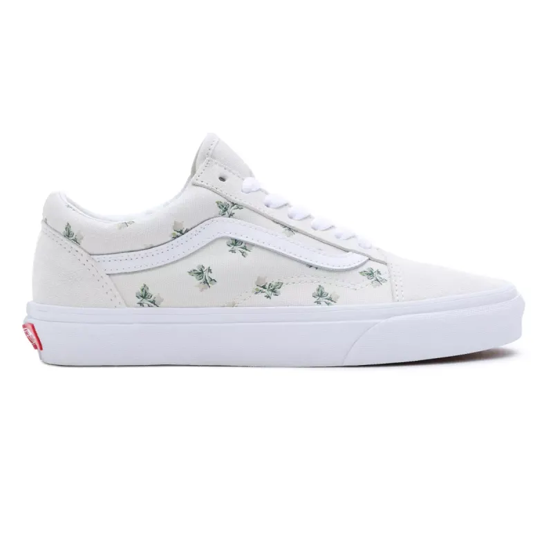 VANS Floral Old Skool Wit (VN0007NTBUH)