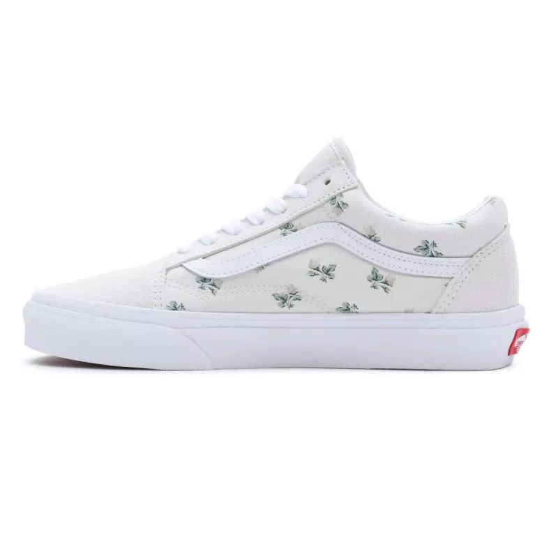 VANS Floral Old Skool Wit (VN0007NTBUH)