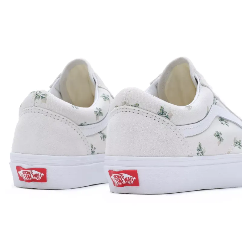 VANS Floral Old Skool Wit (VN0007NTBUH)