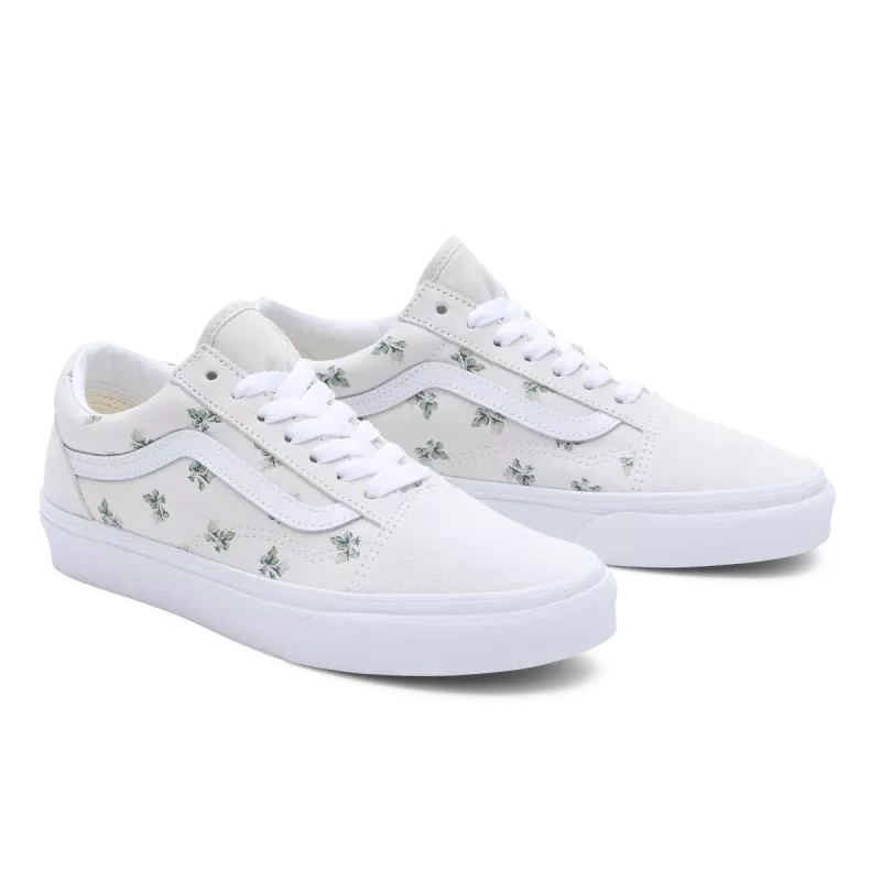 VANS Floral Old Skool Wit (VN0007NTBUH)