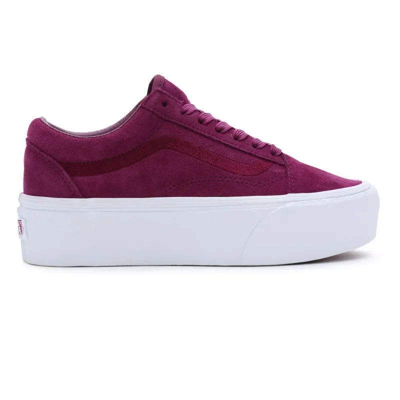 VANS Old Skool Stackform Mono Embroidery Paars (VN0009PZDRV)