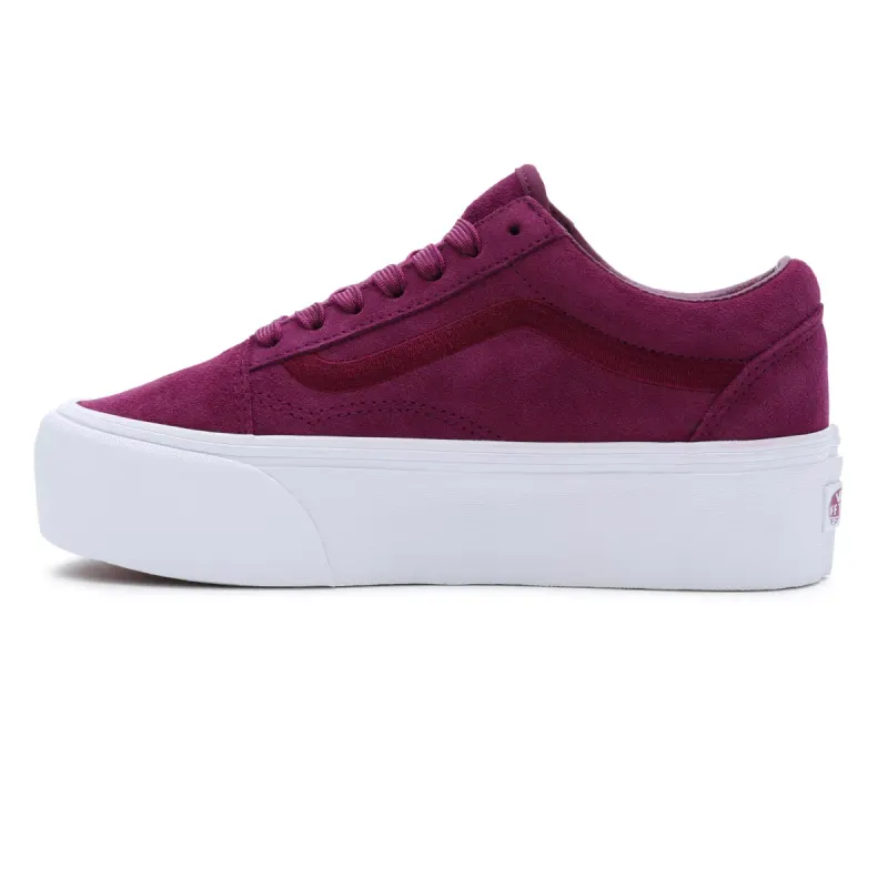 VANS Old Skool Stackform Mono Embroidery Paars (VN0009PZDRV)