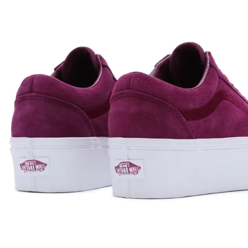 VANS Old Skool Stackform Mono Embroidery Paars (VN0009PZDRV)