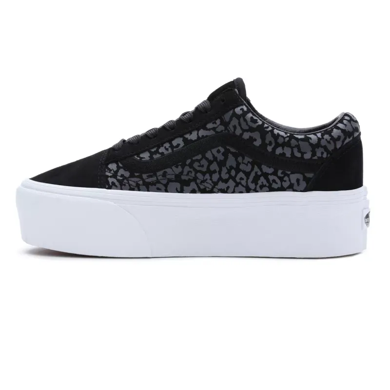 VANS Mono Embroidery Old Skool Stackform Zwart (VN0009PZYY6)