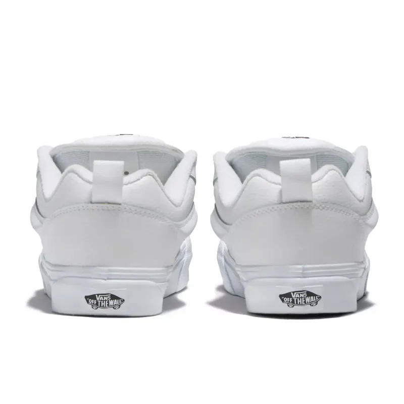 VANS Leren Knu Skool Wit (VN0009QCW00)