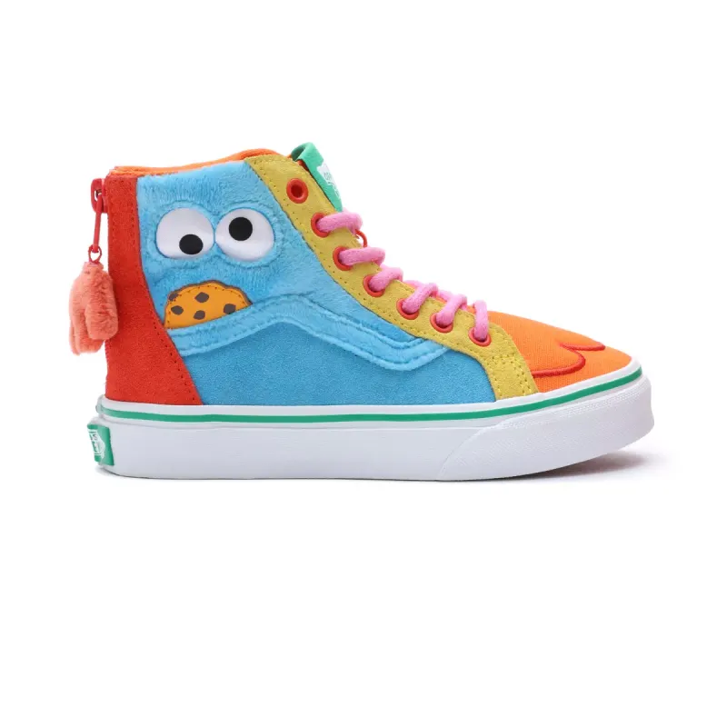 VANS Vans X Sesame Street Sk8-hi Zip Kinderschoenen Multicolour (VN000C4NBMC)