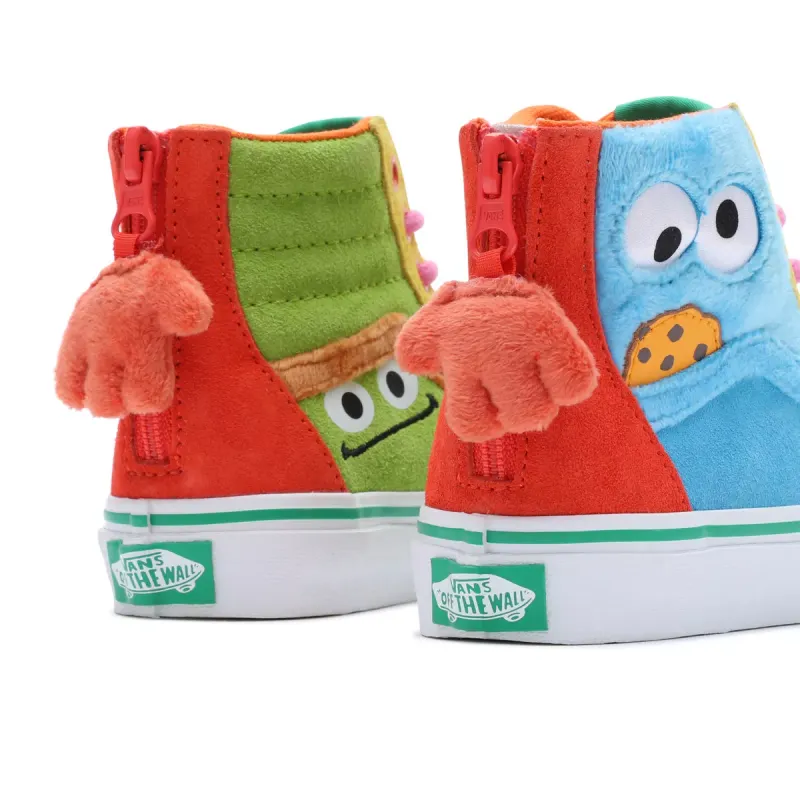 VANS Vans X Sesame Street Sk8-hi Zip Kinderschoenen Multicolour (VN000C4NBMC)