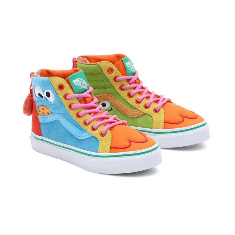 VANS Vans X Sesame Street Sk8-hi Zip Kinderschoenen Multicolour (VN000C4NBMC)
