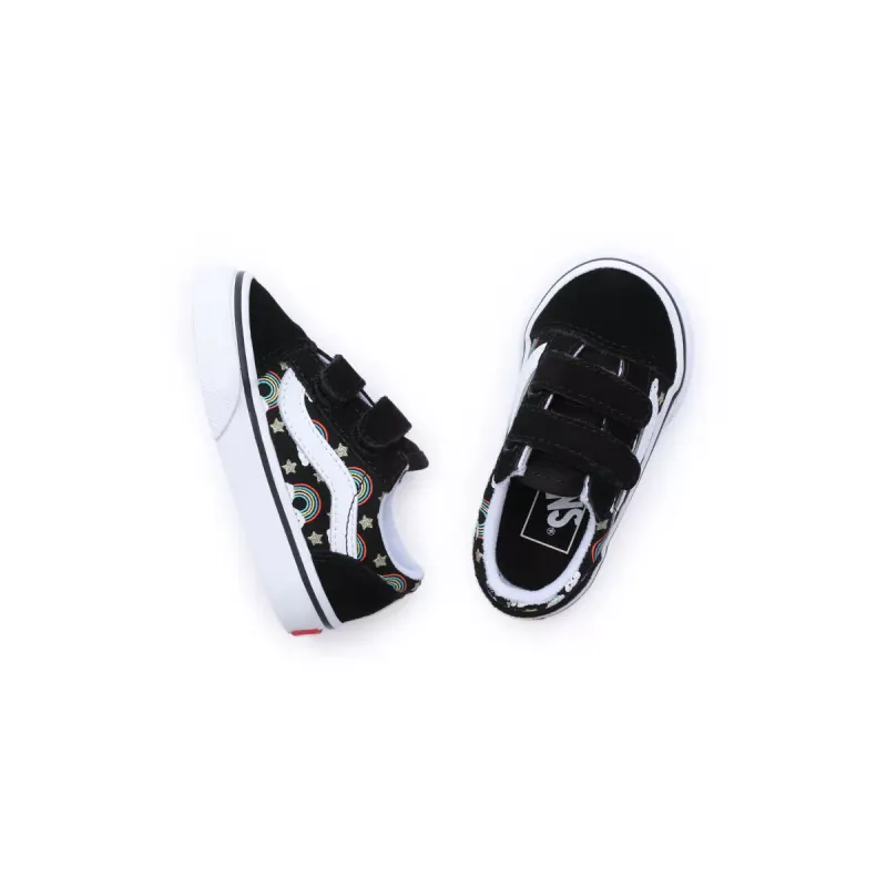 VANS Old Skool Met Klittenband Zwart (VN0A38JNBOV)