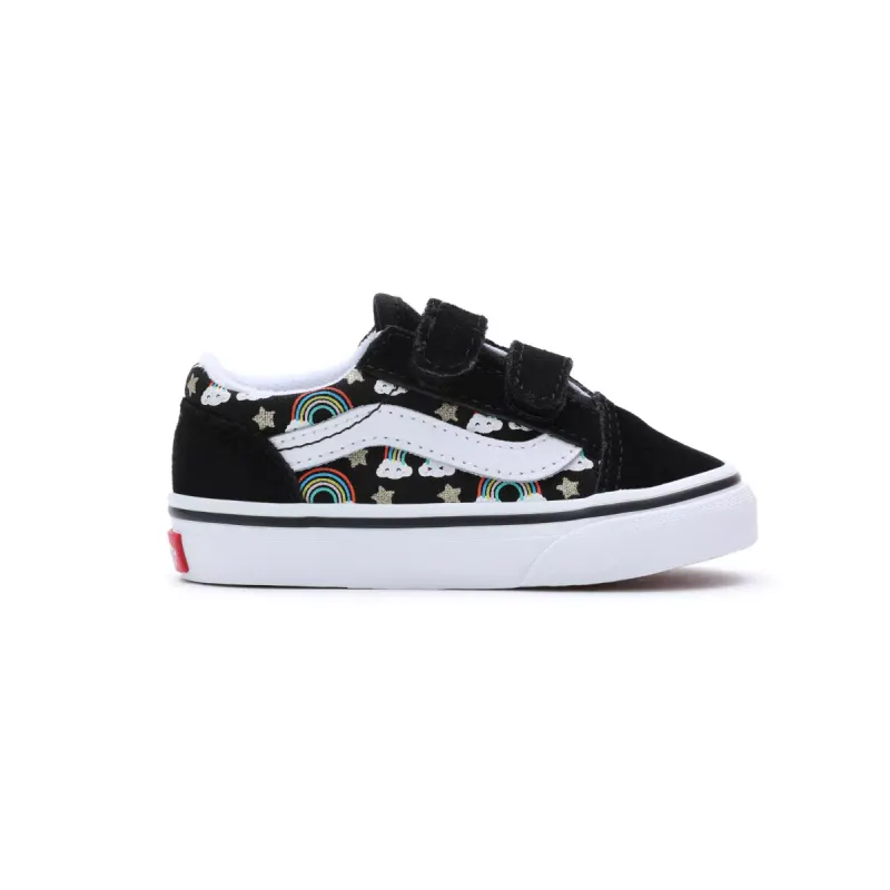 VANS Old Skool Met Klittenband Zwart (VN0A38JNBOV)