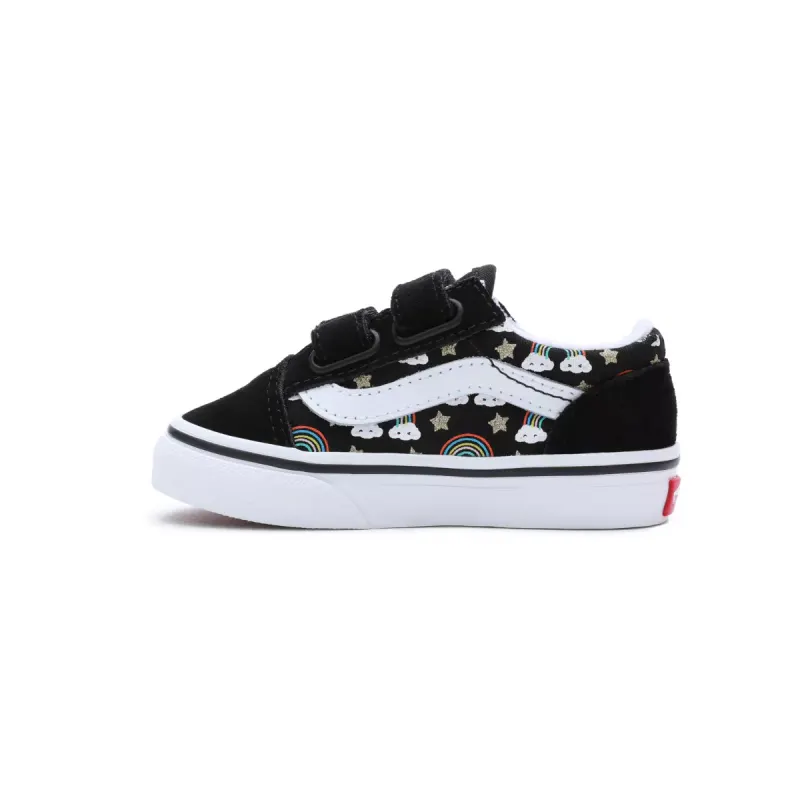 VANS Old Skool Met Klittenband Zwart (VN0A38JNBOV)