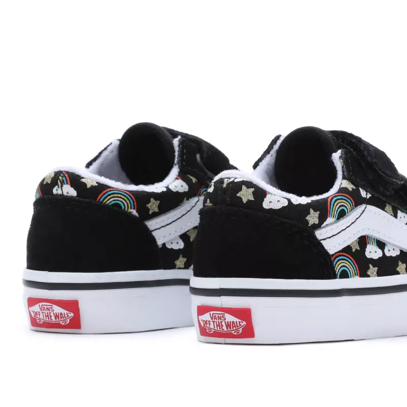 VANS Old Skool Met Klittenband Zwart (VN0A38JNBOV)