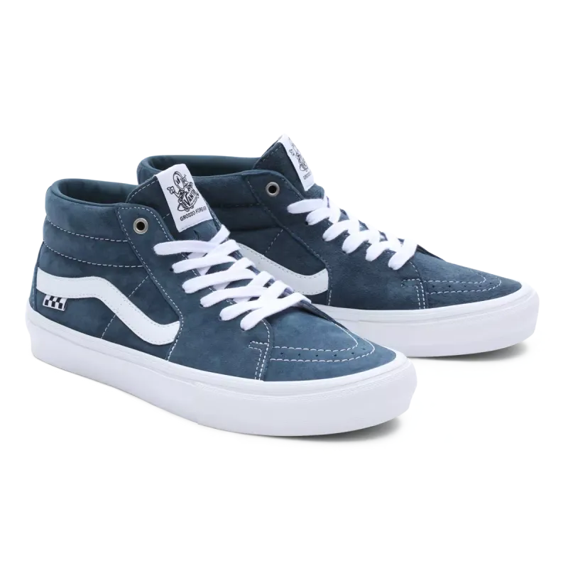 VANS Skate Grosso Mid Van Varkenssuède Blauw (VN0A5FCGY6Z)