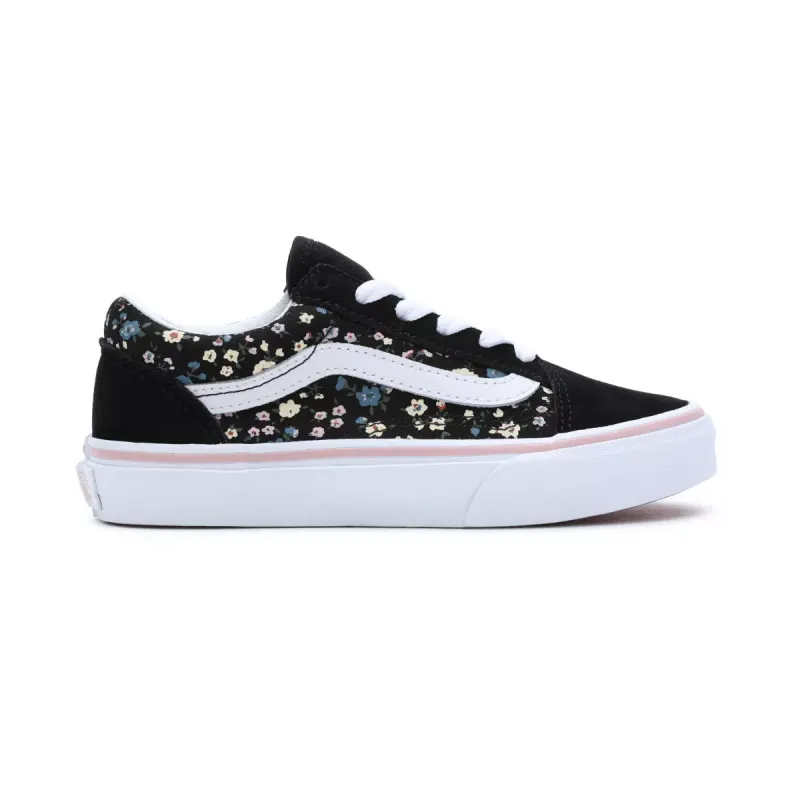 VANS Floral Old Skool Voor Kinderen Zwart (VN0A7Q5FBOQ)