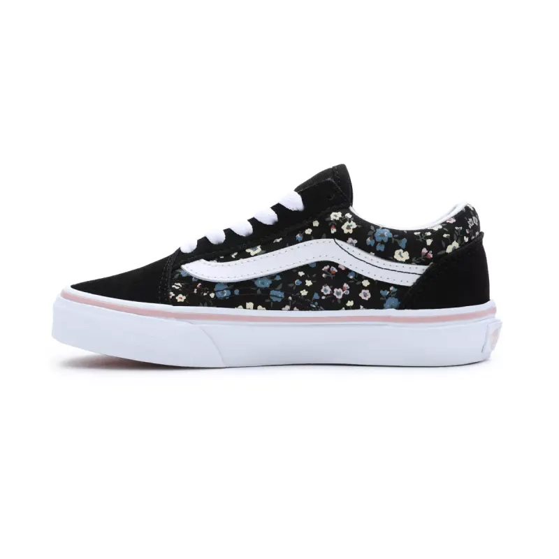 VANS Floral Old Skool Voor Kinderen Zwart (VN0A7Q5FBOQ)