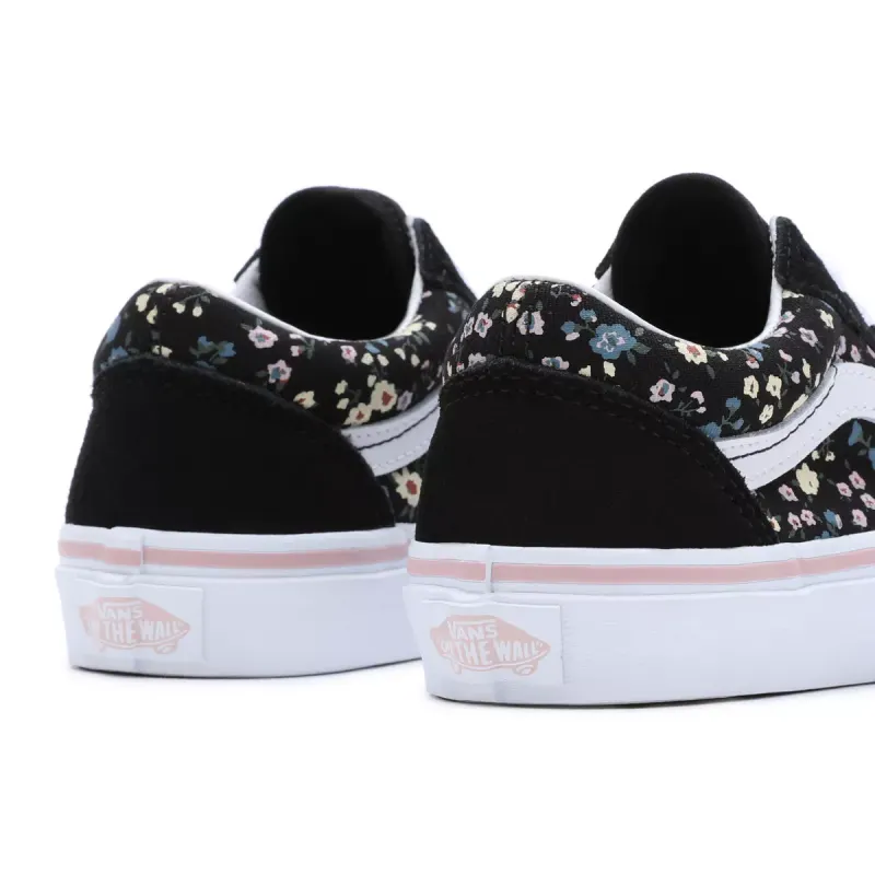 VANS Floral Old Skool Voor Kinderen Zwart (VN0A7Q5FBOQ)