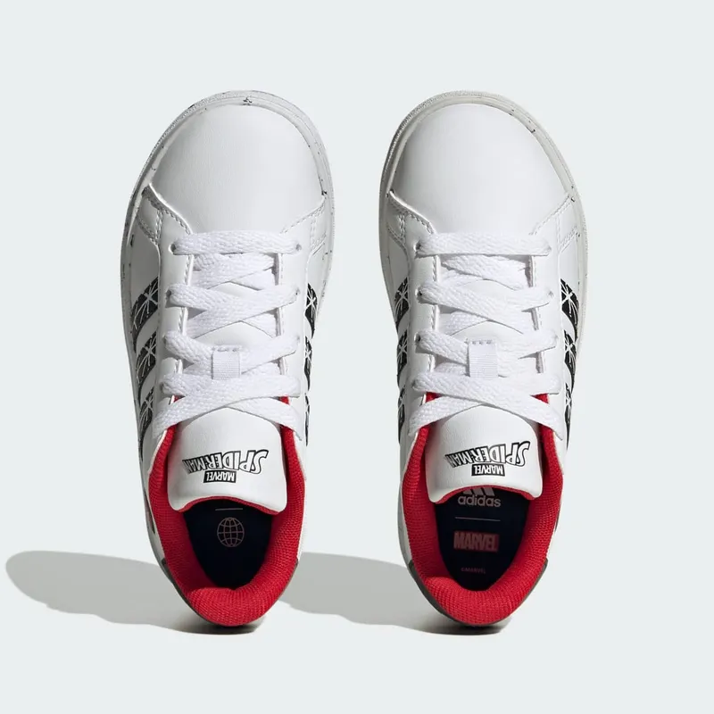 adidas Grand Court x Marvel Spider-Man Cloud White / Core Black / Better Scarlet (IG7169)