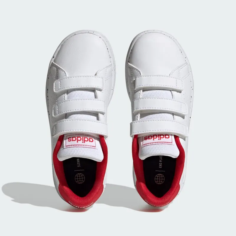 adidas Advantage Lifestyle Court Cloud White / Cloud White / Better Scarlet (H06212)