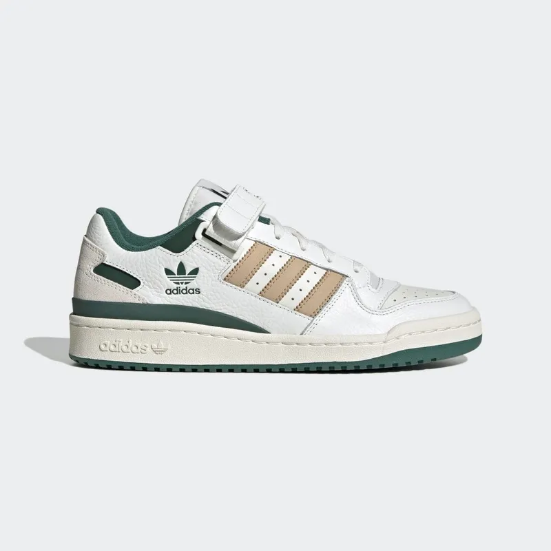 adidas Forum Low Dark Green / Core White / Magic Beige (IE4585)
