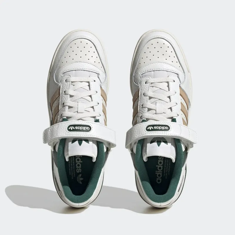 adidas Forum Low Dark Green / Core White / Magic Beige (IE4585)