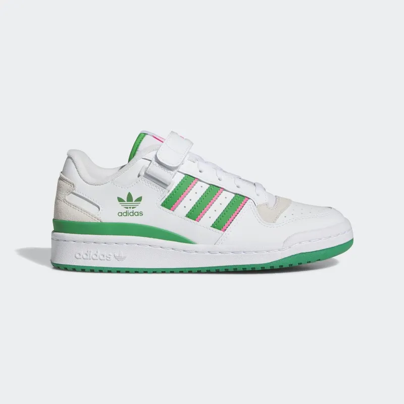 adidas Forum Low Cloud White / Green / Lucid Pink (IE7422)