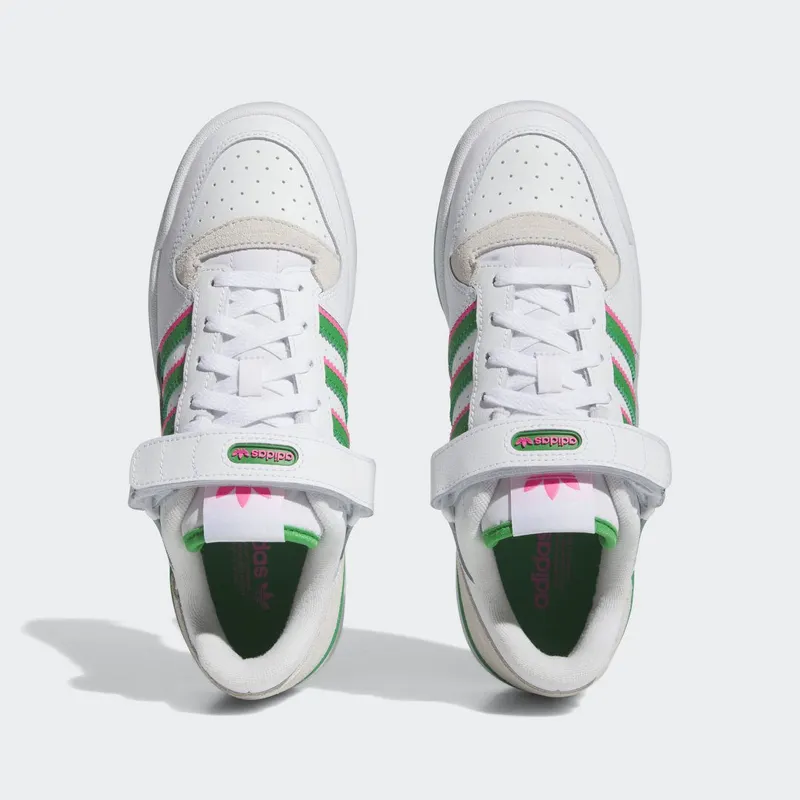 adidas Forum Low Cloud White / Green / Lucid Pink (IE7422)