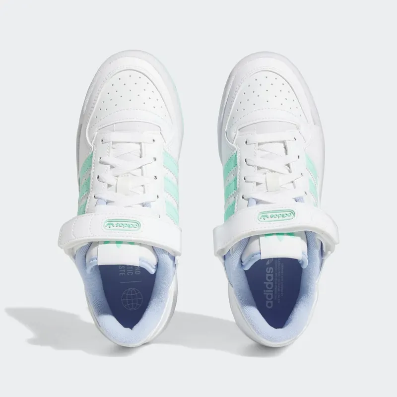 adidas Forum Low Cloud White / Easy Green / Blue Dawn (IG7158)