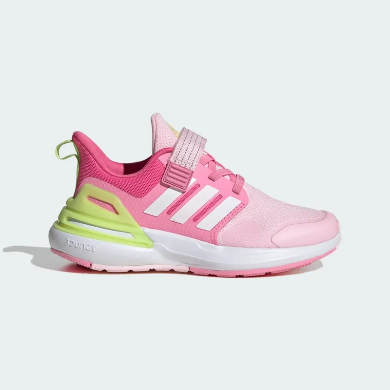 adidas RapidaSport Bounce met Elastische Veters en Klittenband Clear Pink / Cloud White / Bliss Pink (ID2382)
