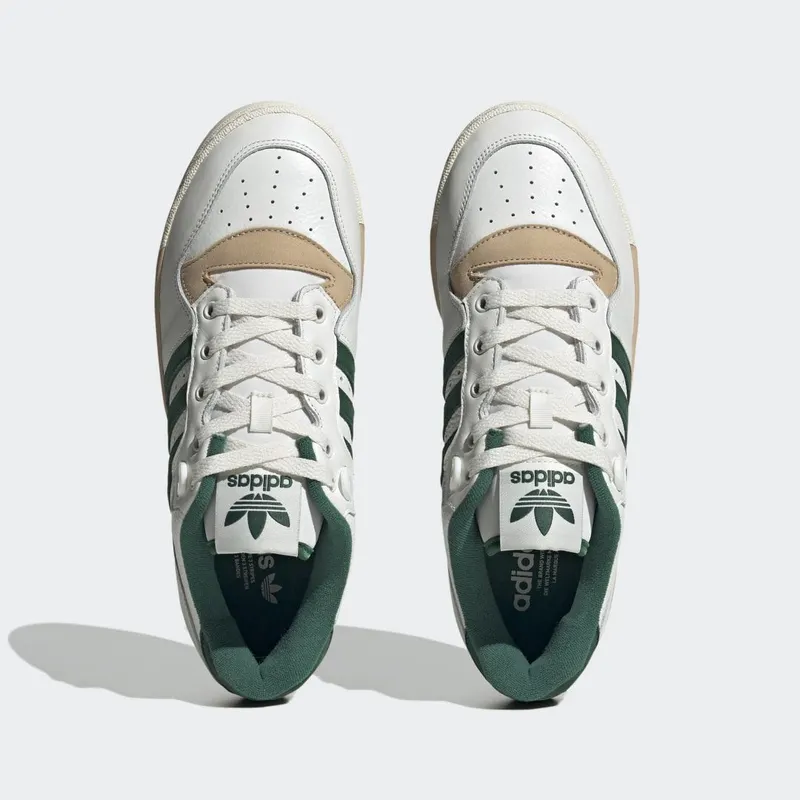 adidas Rivalry Low Core White / Dark Green / Magic Beige (IE4596)