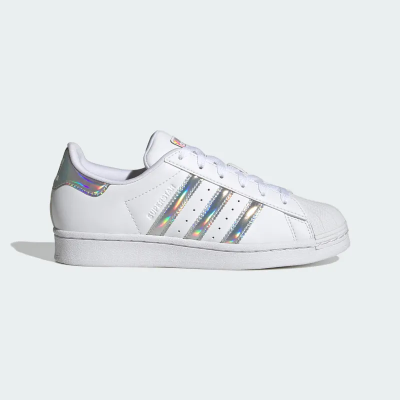 adidas Superstar Kids White / Iridescent / Silver Dawn (IG0238)