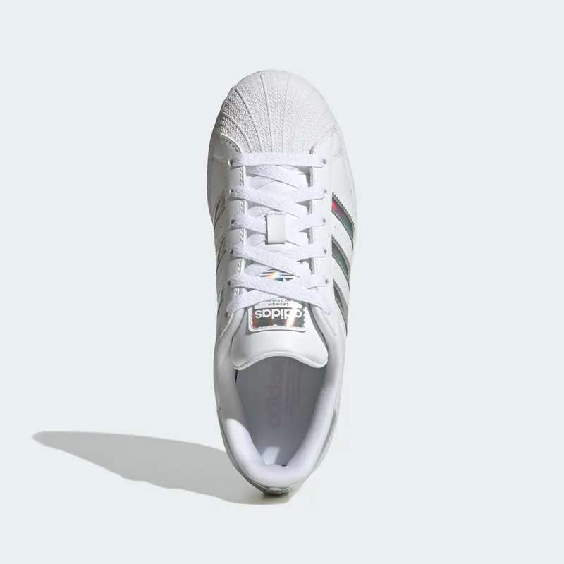 adidas Superstar Kids White / Iridescent / Silver Dawn (IG0238)