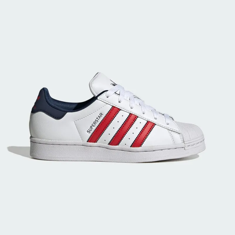 adidas Superstar Kids Cloud White / Better Scarlet / Night Indigo (IG0249)