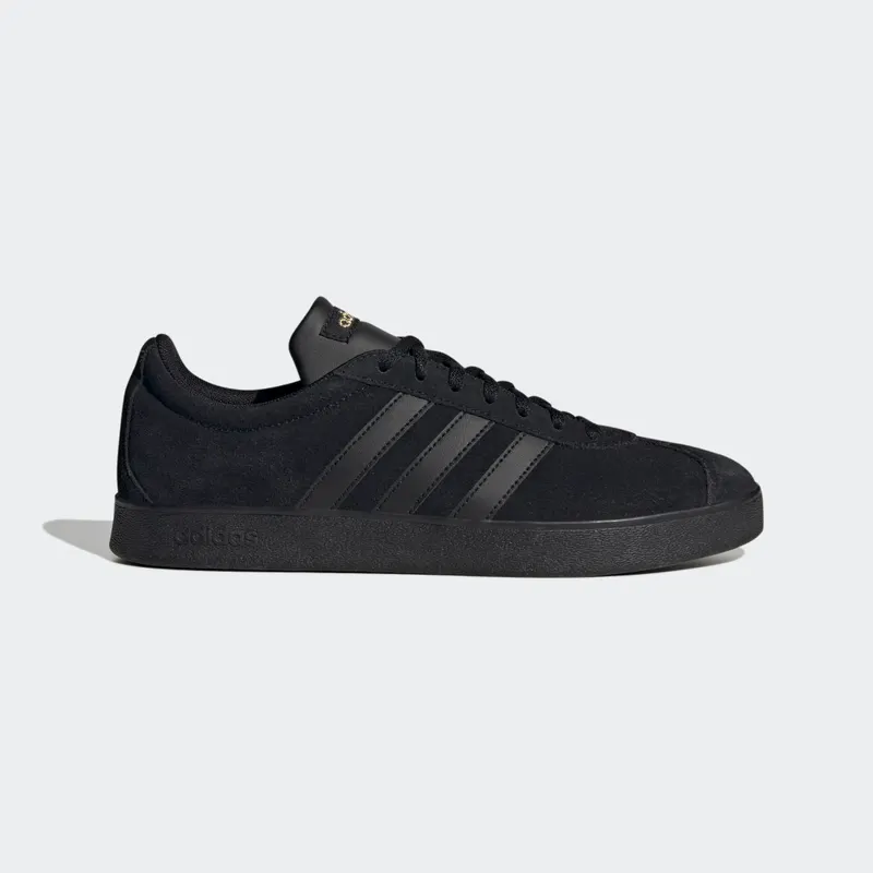 adidas VL Court 2.0 Core Black / Core Black / Gold Metallic (H06110)