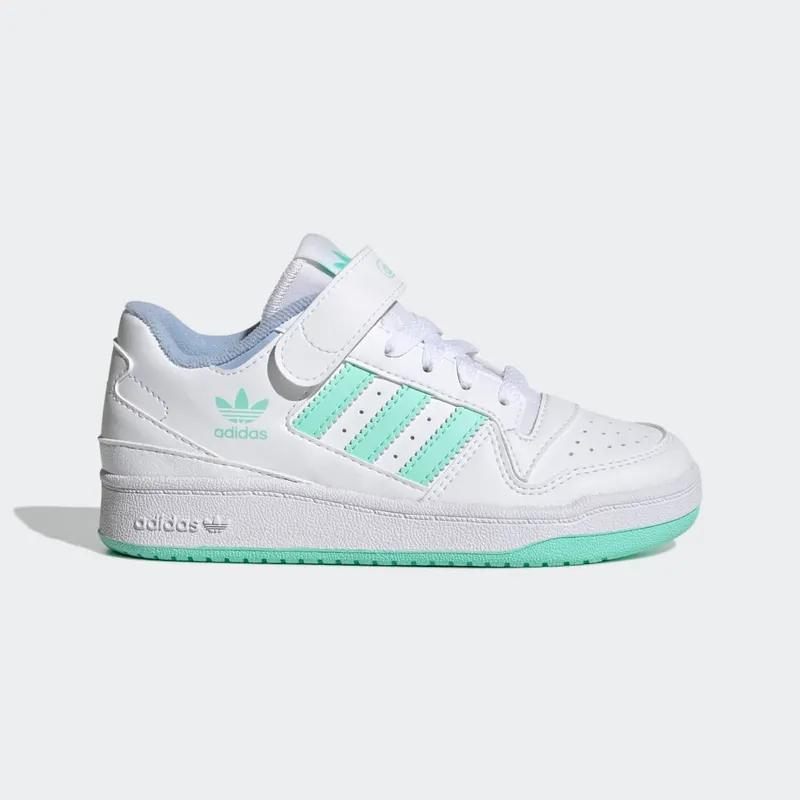 adidas Forum Low Cloud White / Easy Green / Blue Dawn (ID1764)