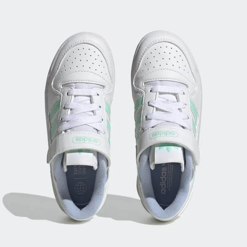 adidas Forum Low Cloud White / Easy Green / Blue Dawn (ID1764)