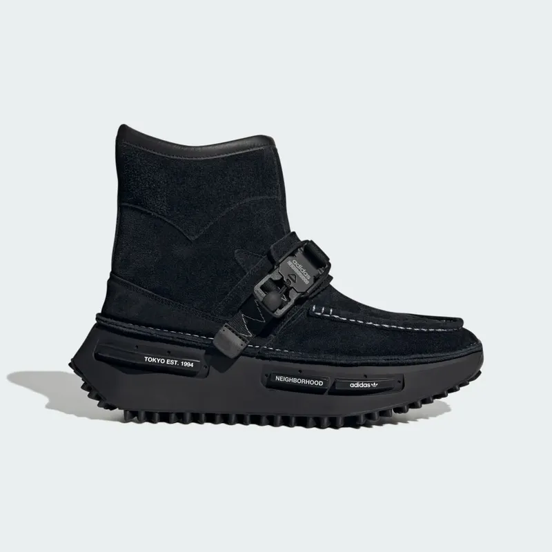 NEIGHBORHOOD x adidas NMD_S1 Boots "Core Black" Core Black / Core Black / Cloud White (ID1708)